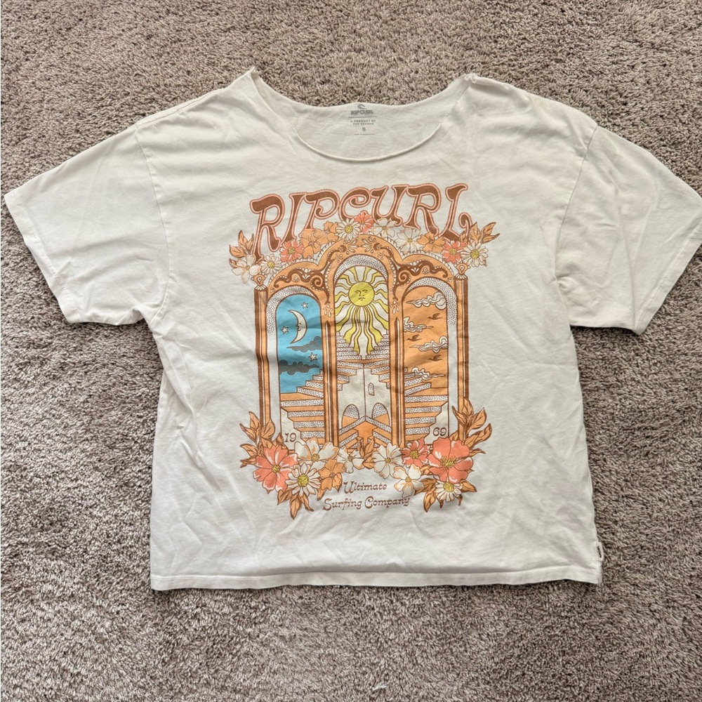 Rip Curl Graphic Tee, Boho Style